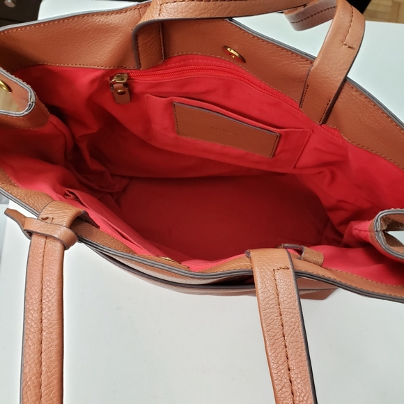 J. Crew Cognac Leather Tote - Picture 10 of 13
